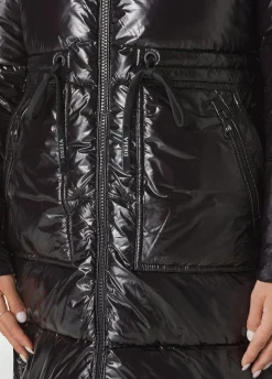 Best Sale DEHA Techno Padded Long Jacket Black