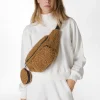 Cheap DEHA Teddy Belt Bag Brown Biscuit Brown
