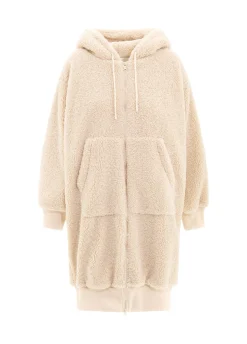 New DEHA Teddy Long Jacket Beige