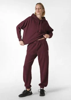 Outlet DEHA Textured Jogger Pants Red Tibetan Red