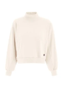 New DEHA Turtle Neck Cosy Sweatshirt White Milk White