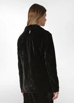 Outlet DEHA Velvet Blazer Black