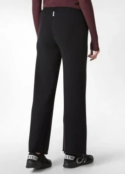 Shop DEHA Wide Leg Knitted Pants Black