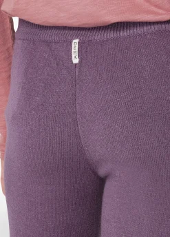 Outlet DEHA Wide Leg Knitted Pants Purple Purple Violet