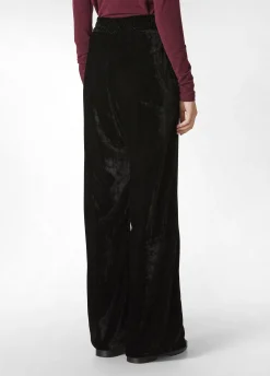Discount DEHA Wide Leg Velvet Pants Black