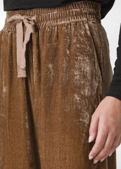 Discount DEHA Wide Leg Velvet Pants Brown Biscuit Brown