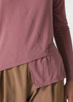 Outlet DEHA Wooly High Neck T-Shirt Pink Deco' Rose
