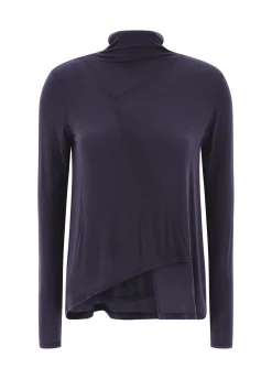 Online DEHA Wooly High Neck T-Shirt Purple Aubergine Violet