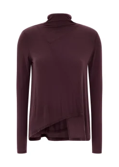 Cheap DEHA Wooly High Neck T-Shirt Red Tibetan Red