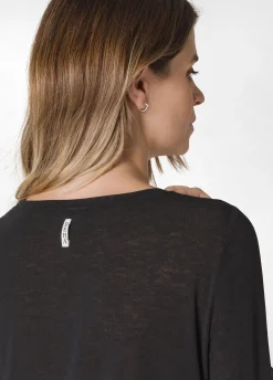 New DEHA Wooly Long Sleeve T-Shirt Black