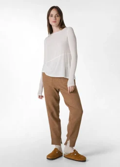 Best DEHA Wooly Long Sleeve T-Shirt White Milk White