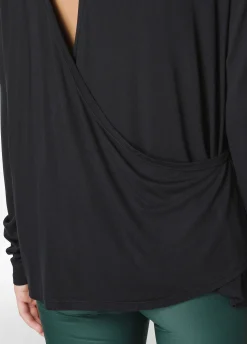 Best DEHA Yoga Long Sleeve T-Shirt Black