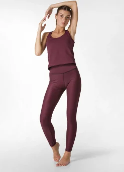 Hot DEHA Yoga Soft Touch Leggings Red Tibetan Red