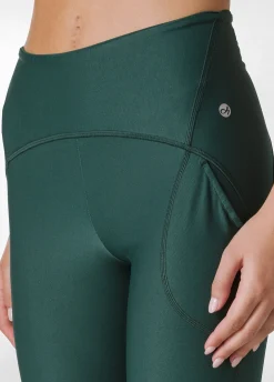 Fashion DEHA Yoga Soft Touch Leggings With Pocket Green Forest Green