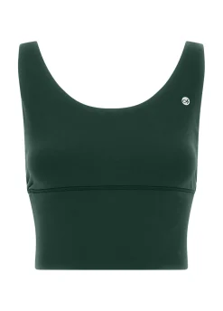 Clearance DEHA Yoga Soft Touch Sport Bra Green Forest Green