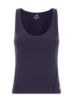 Sale DEHA Yoga Soft Touch Top Purple Aubergine Violet