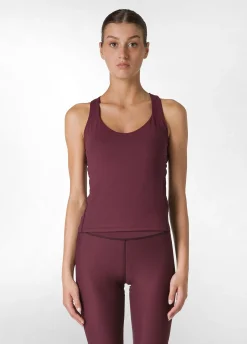 Outlet DEHA Yoga Soft Touch Top Red Tibetan Red