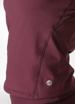 Outlet DEHA Yoga Soft Touch Top Red Tibetan Red